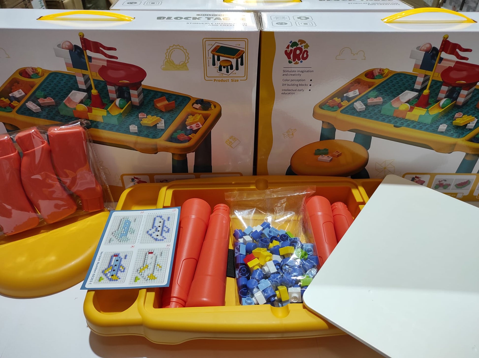 Juego de mesa y silla con bloques de construcion 120 pcs - additional image 18